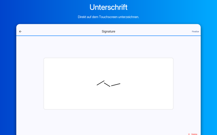 Unterschrift
